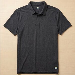 Vuori Men's Polo Shirt - Navy and Blue